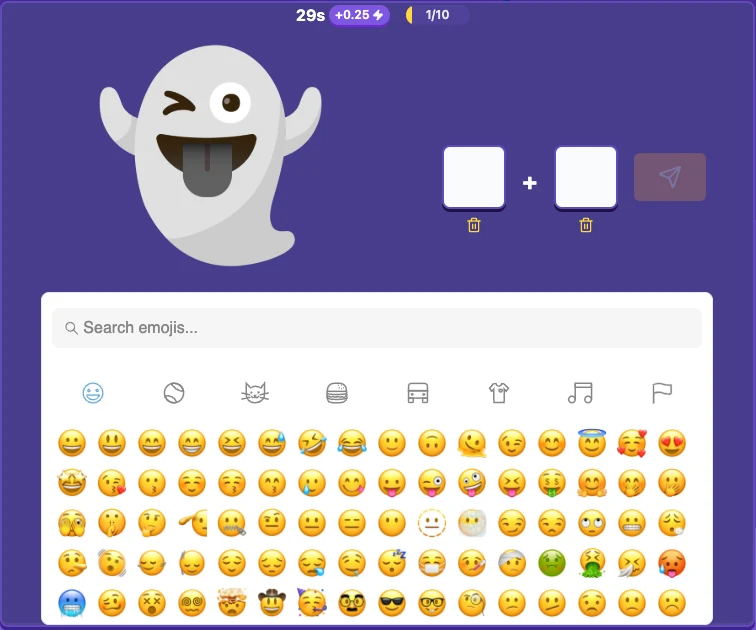 Fused emoji preview
